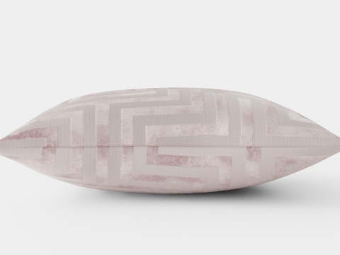 Cushion cover in velvet Light purple 3D Model