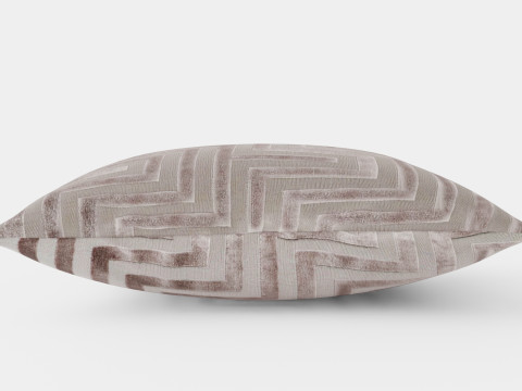 Cushion Cover in Velvet Grey Model 3D