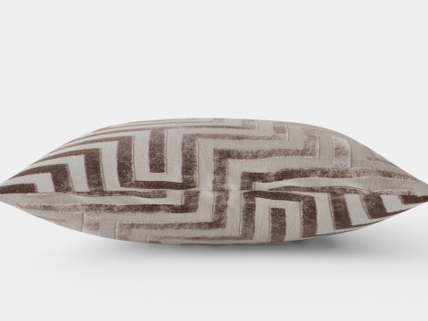 Cushion Cover in Velvet Grey Model 3D