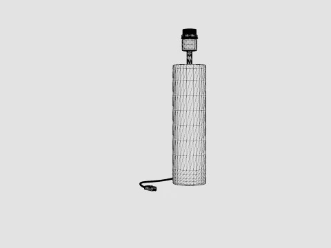 Cylindrical table lamp 3D Model