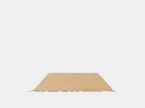 Rug in jute Modello 3D