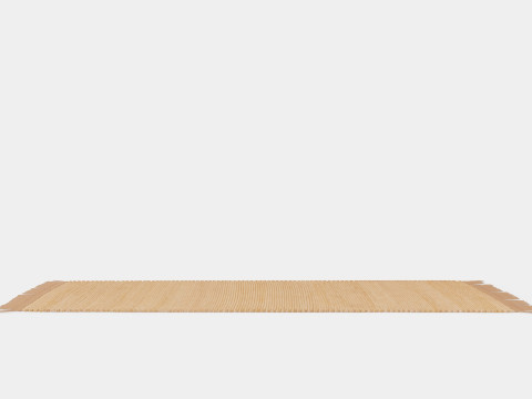 Rug in jute Modello 3D