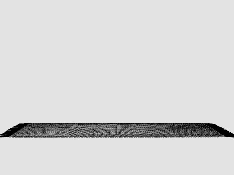 Rug in jute 3D Model