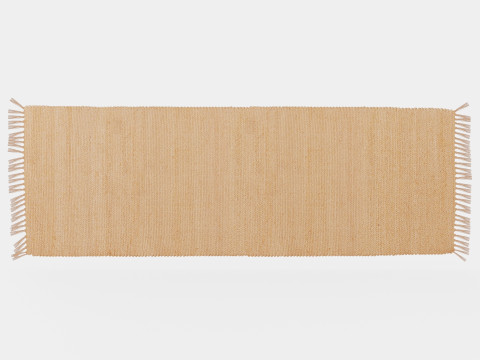 Rug in jute 3D Model