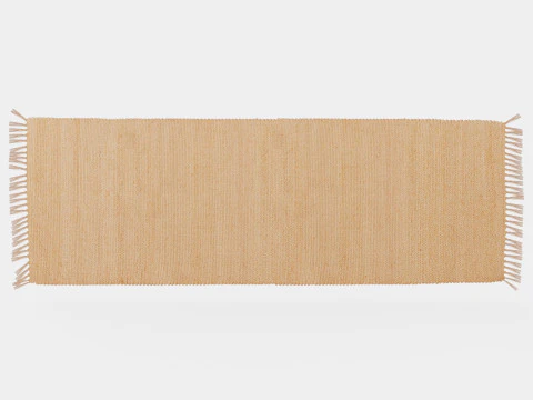 Dywan z juty Model 3D