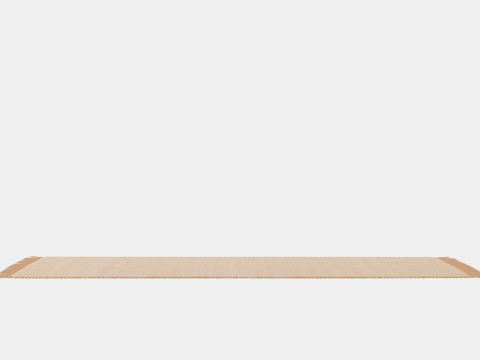 Rug in jute 3D 模型