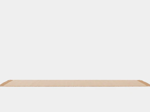 Rug in jute 3D Model