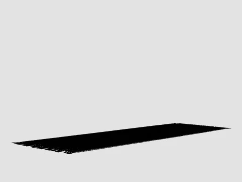 Rug in jute 3D Model