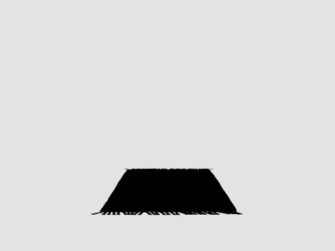 Rug in jute 3D Model