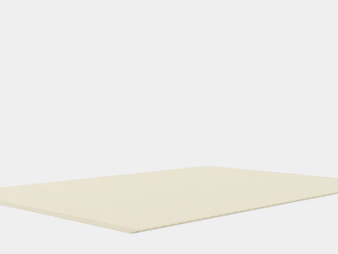 Rug in a soft wool blend 3D Model
