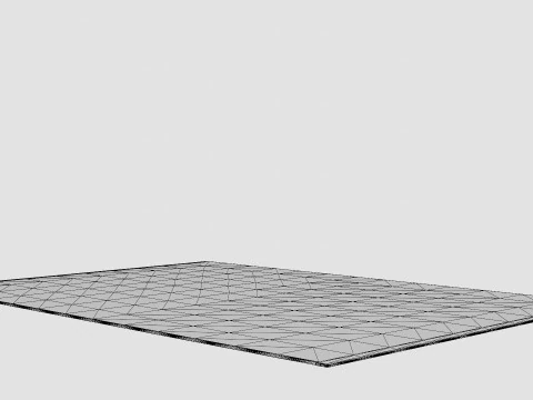 Rug in a soft wool blend 3D Model