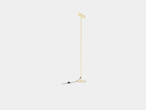 Metal Floor Lamp Gold 3D-Modell