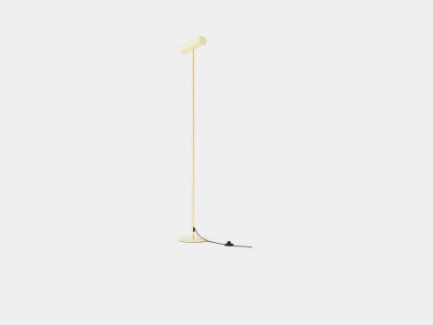 Metal Floor Lamp Gold Modello 3D