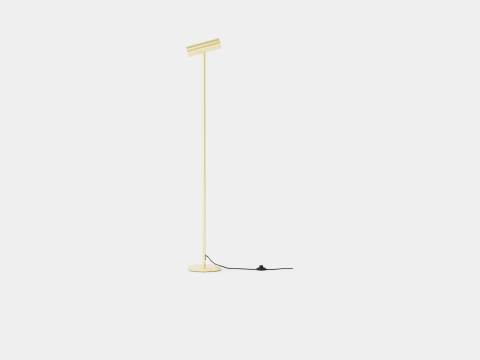 Metal Floor Lamp Gold Modello 3D