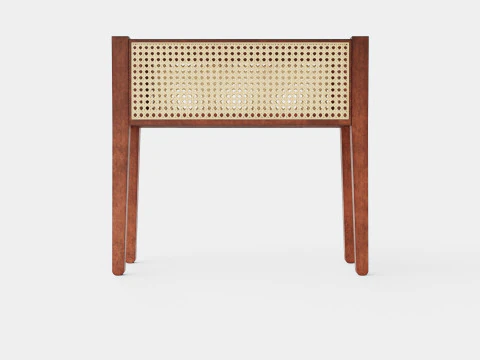 Mesa de flores retangular Modelo 3D