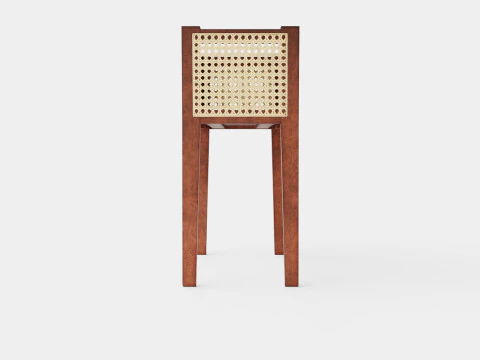 Mesa de flores retangular Modelo 3D