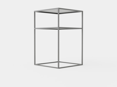 Square side table 3D Модель