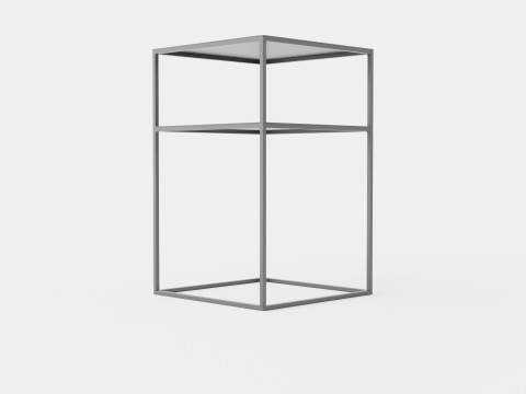Square side table 3D Модель