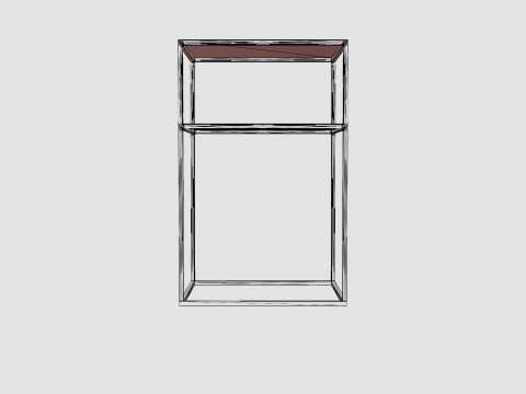 Square side table 3D Модель