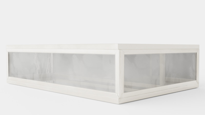 Rectangular jewelry box in clear glass Model 3D .c4d .max .obj .3ds .fbx .stl .blend