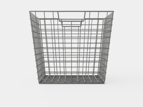 Metal wire basket 3D Модель