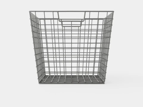 Metal wire basket 3D Model