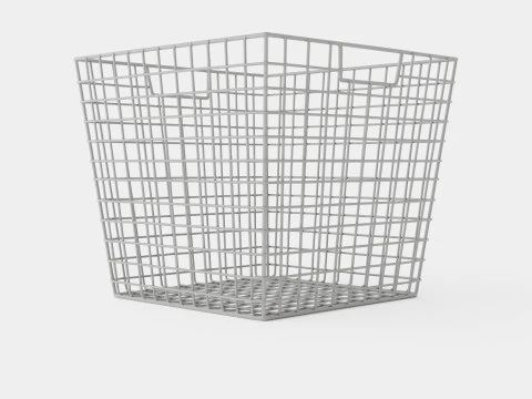 メタルワイヤーバスケット 3Dモデル