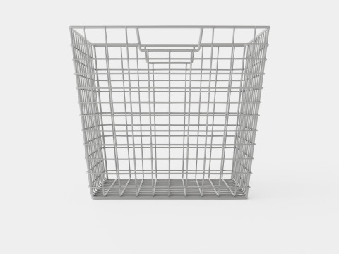 Metal wire basket 3D Модель