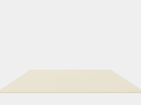 Wool Rye Light Beige 3D Model