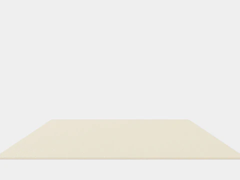 Wool Rye Light Beige 3D Model