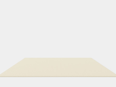 Wool Rye Light Beige 3D Model