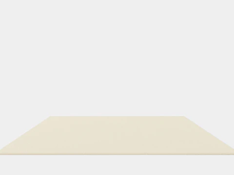 Wool Rye Light Beige 3D Model