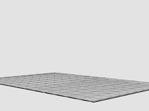 Wool Rye Light Beige 3D Model