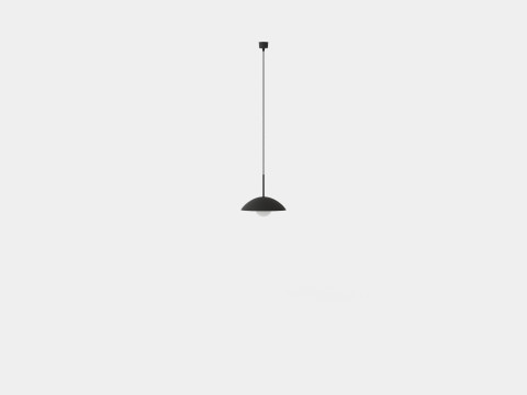 Ceiling Lamp in Metal Black 3D 模型