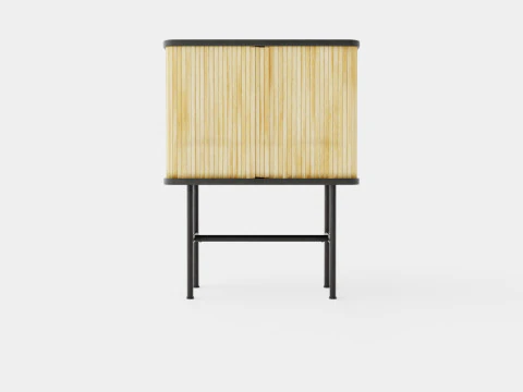 Meja samping tempat tidur di MDF Model 3D