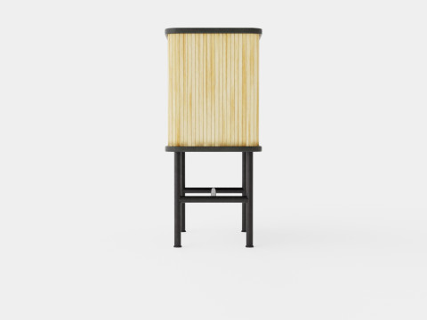 Bedside table in MDF Modelo 3D