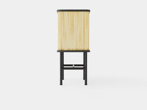 Meja samping tempat tidur di MDF Model 3D