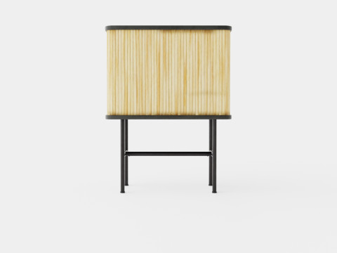 Bedside table in MDF Modelo 3D