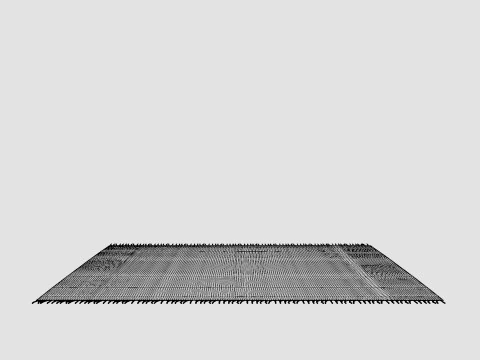 Soft plaid in wool mix 3D Model