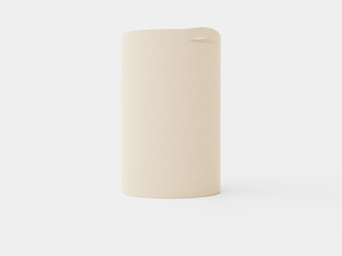 Laundry basket in sturdy woven jute 3D 模型