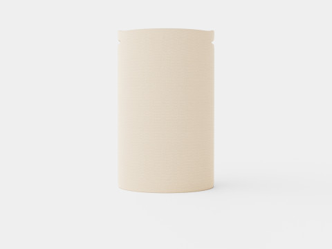 Laundry basket in sturdy woven jute 3D 模型
