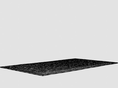 Rug in a textured weave 3D-Modell