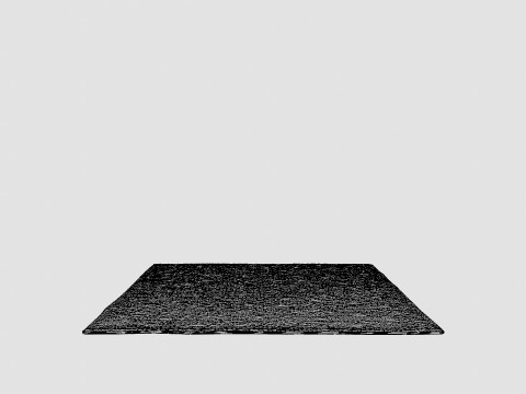 Rug in a textured weave 3D-Modell