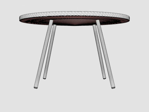 Al&ccedil;ak yan masa 3D Model