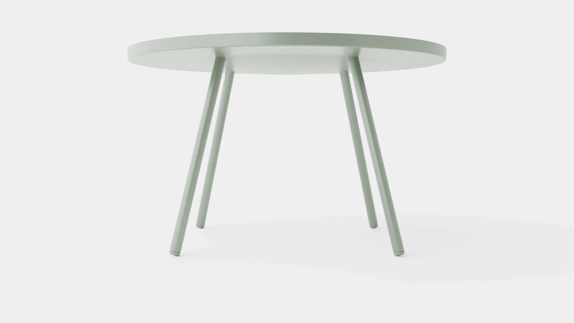 Low side table in painted metal 3D Model .c4d .max .obj .3ds .fbx .stl .blend