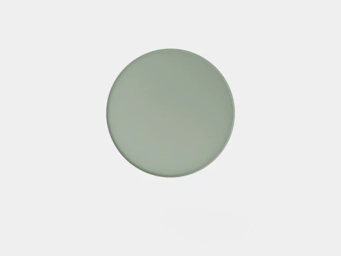 Small side table in painted metal 3D Model