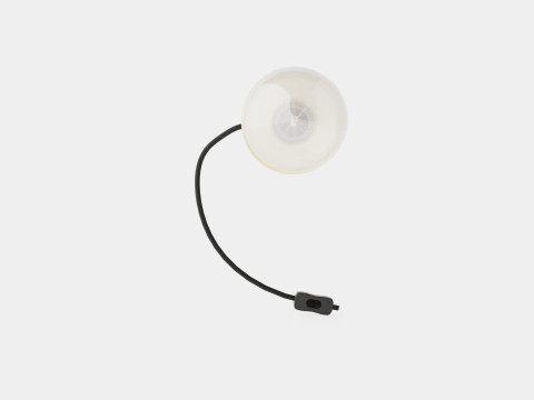 Small cylindrical metal lamp base 3D Model