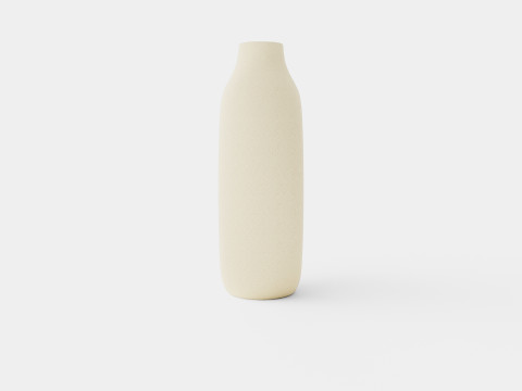 Large ring-shaped ceramic vase Modelo 3D