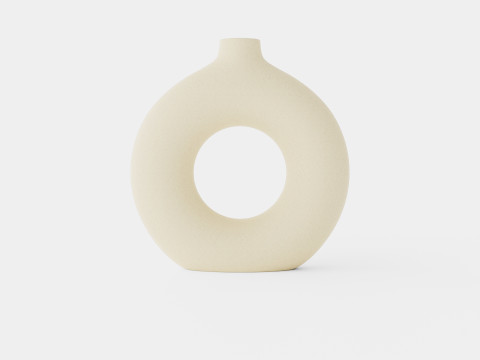 Ring-shaped ceramic vase 3D 模型
