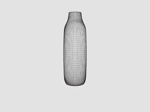 Ring-shaped ceramic vase 3D Model